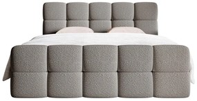 Manželská kontinentálna posteľ 140 cm Cirsten 140C (s roštom a matracom) (s úl. priestorom) (sivá). Vlastná spoľahlivá doprava až k Vám domov. 1100163