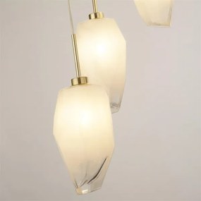 Searchlight 23146-5SB - Závesný luster ROCKY na lanku 5xG9/33W/230V