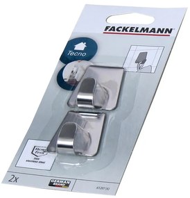 Háčiky samolepiace trapéz Inox 61207 4 cm