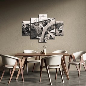 Obraz - Kormidlo plachetnice (150x105 cm)