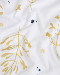 Vianočná obliečka na vankúšik Velvet 40 × 40 cm - Imelo biele