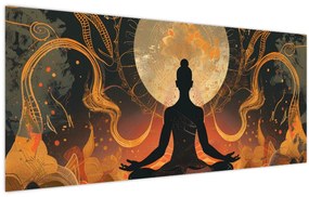 Obraz - Meditácia (120x50 cm)