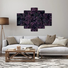 Obraz tmavočervených lístočkov (150x105 cm)