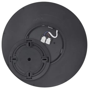 SOLIGHT LED osvetlenie s diaľkovým ovládačom Estela Black, 36W, 2700lm, 30cm, CCT