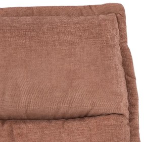 Otočné lounge křeslo Blizzard rosewood červeno-hnědé