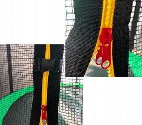 Trampolína s vnútornou sieťou 374 cm Gardenline - zelená