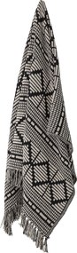 Bloomingville Prehoz vzorovany z recyklovanej bavlny - Cutte Throw