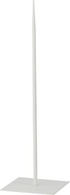 Biely kovový stojan na toaletný papier M - 18 * 18 * 60 cm