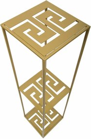 STOJAN NA KVETINÁČ DOUBLE FRAME 100X24X24 CM ZLATÁ