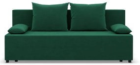 Dvojmiestna pohovka FERMO Kronos rozkladacia, fľaškovo zelená