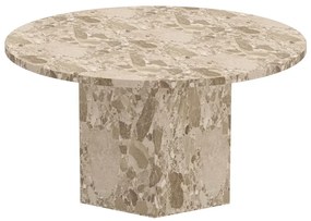 Konferenční stolek Naxos 80 cm mramor Latte
