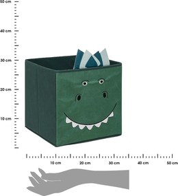 Skládací úložný box DINO zelený