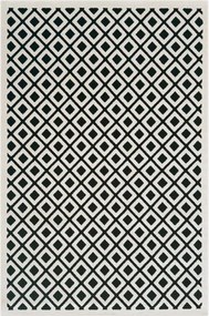 Koberec POLO čierny / biely