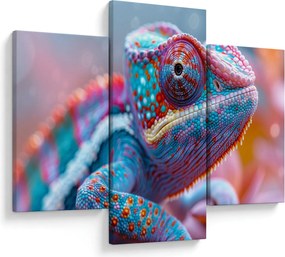 Obraz - Sfarbený chameleón (90x60 cm)