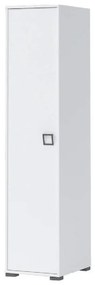 Skriňa 1D Kiki G1-BE/KI-15 white/white