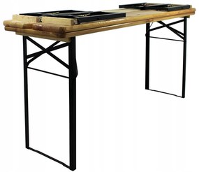 Skladací pivný set - stôl + dve lavičky