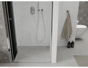 Mexen Lima, skladacie sprchové dvere do otvoru 90 x 190 cm, 6mm šedé sklo, chrómový profil, šedá, 856-090-000-01-40