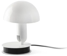 FARO 56101 - Stolná lampa s klipom 2v1 BELA 1xE27/15W/230V biela