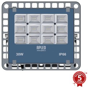 APLED APLED - LED Vonkajší reflektor PRO LED/30W/230V  IP66 3000lm 6000K AP0043