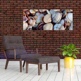 Obraz mušlí (120x50 cm)