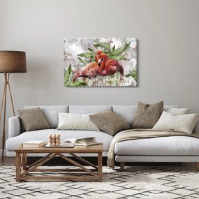 Obraz - Plameniaky (90x60 cm)