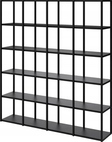 Regál Steel Box 177x160 Loft knihy a zakladače