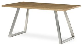 Autronic BONTEC Jedálenský stôl 160x90cm, dyha, dub, HT-W1515 OAK Farba: Prírodné