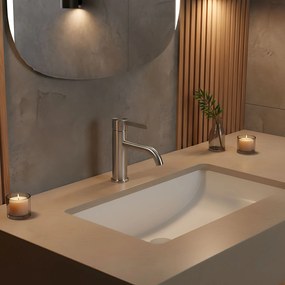 Rea Foster, umývadlová batéria h-180, brúsená oceľ, REA-B6323