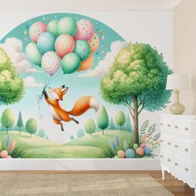 Fototapeta - Šťastná lietajúca líška (147x102 cm)