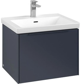 VILLEROY &amp; BOCH Subway 3.0 závesná skrinka pod umývadlo, 1 zásuvka, 572 x 478 x 429 mm, Marine Blue, C57702VQ