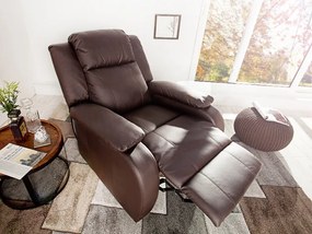 Hollywood relaxačné kreslo tmavohnedé