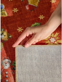 Červený/zelený behúň s vianočným motívom 80x200 cm Toy's Delight Nostalgic Noel Red Green – Villeroy&amp;Boch