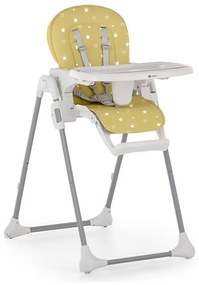 Petite&Mars PETITE&MARS - Detská jedálenská stolička GUSTO žltá AG0429