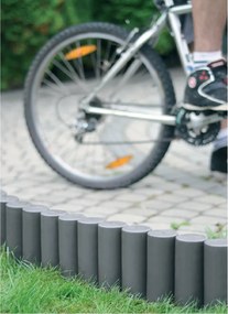 PROSPERPLAST Záhradná palisáda, sivá, 270 cm