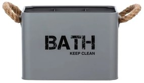 Sivý kúpeľňový box Wenko Gara