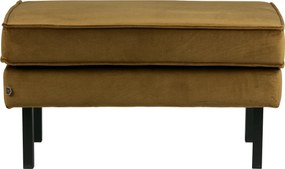 BePureHome Rodeo zamatový ottoman - Zlatá