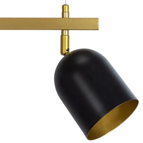 Toolight, stropné svietidlo 2xE27 APP1033-2C, čierna-zlatá, OSW-06986