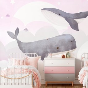 Artgeist Fototapeta - Dream Of Whales - Second Variant Veľkosť: 100x70, Verzia: Standard