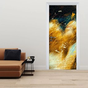 Fototapeta na dvere - Bozkávajúce sa anjeli (95x205cm)