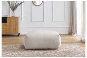 Krémová menčestrová podnožka Voltaire – Bobochic Paris