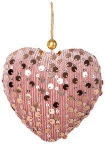 Vianočná ozdoba 321B ružová (12 ks)