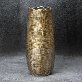 Dekoračná váza SELMA 14x33 CM HNEDÁ