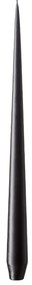 ester & erik Sviečka Taper 32 cm – 75 Raw Black – set 2 ks