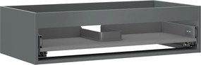 Mexen Box-A, závesná skrinka 90 cm, 1 zásuvka, grafitová matná, 91AX0-0900-235-1-66