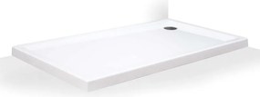 Roth Obdĺžniková akrylátová sprchová vanička FLAT KVADRO 2 ROTH-Variant: rozmery: 160x75 cm - (FLAT KVADRO 1600x750 - 8000244)