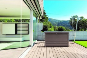 Hnedý plastový záhradný úložný box Ontario – Keter