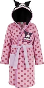 Dievčenský flísový župan Kuromi s kapucňou, 110 / 116