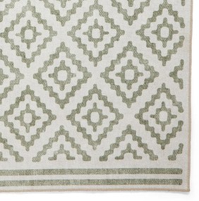 Zelený prateľný koberec 61x120 cm Coral Green – Think Rugs