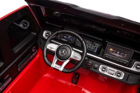 LEAN CARS Mercedes G63 XXL Red 4x4 Auto na batérie