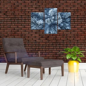 Obraz - Zasnežený les (90x60 cm)